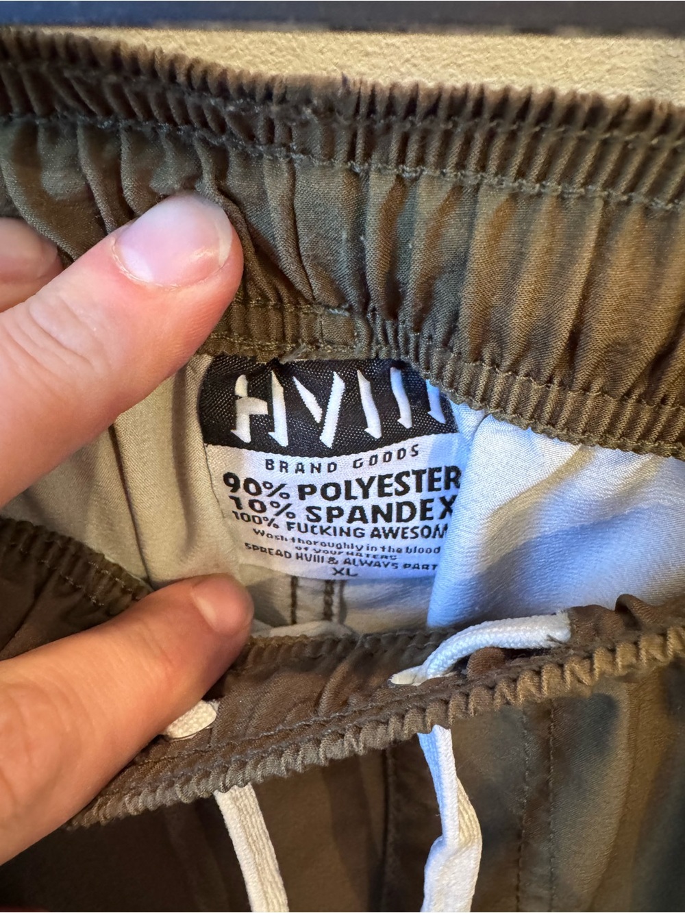 HVII Brand Men’s Athletic Shorts in Olive Brown - Lightweight Performance